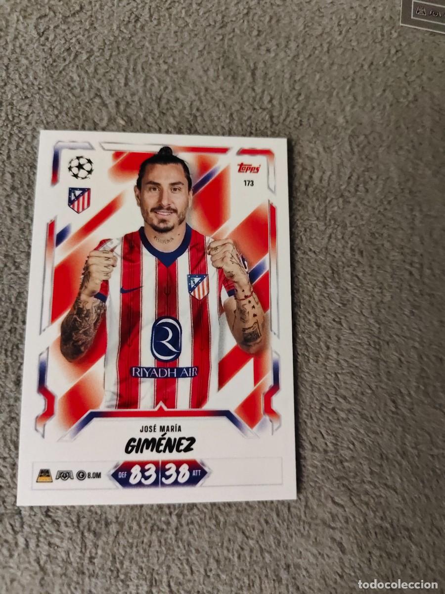Cromos de f&uacute;tbol: 173 MATCH ATTAX 26/27 JOS&Eacute; MAR&Iacute;A GIM&Eacute;NEZ ATL&Eacute;TICO DE MADRID BASE CARD 2026 2027 TOPPS UCC AAU