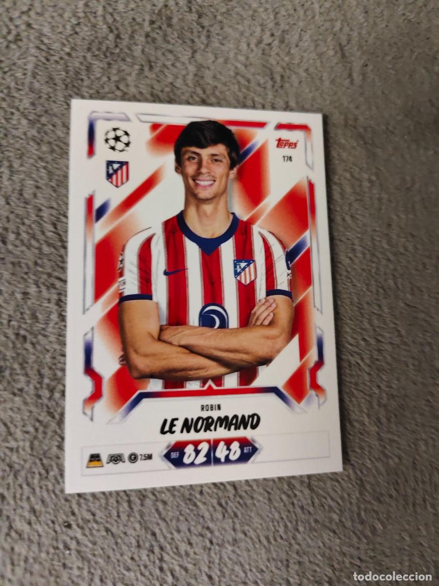 Cromos de f&uacute;tbol: 174 MATCH ATTAX 26/27 ROBIN LE NORMAND ATL&Eacute;TICO DE MADRID BASE CARD 2026 2027 TOPPS UCC AAU