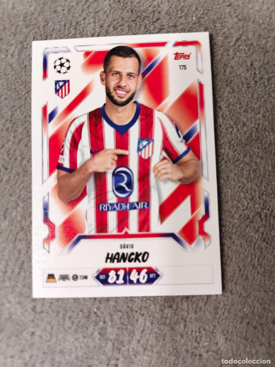 Cromos de f&uacute;tbol: 175 MATCH ATTAX 26/27 DAVID HANCKO ATL&Eacute;TICO DE MADRID BASE CARD 2026 2027 TOPPS UCC AAU