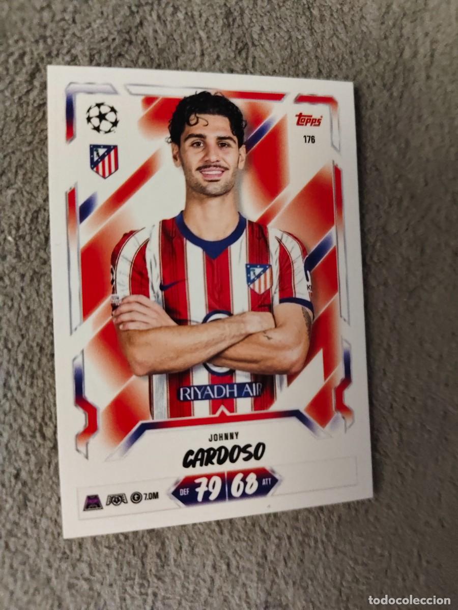 Cromos de f&uacute;tbol: 176 MATCH ATTAX 26/27 JOHNNY CARDOSO ATL&Eacute;TICO DE MADRID BASE CARD 2026 2027 TOPPS UCC AAU