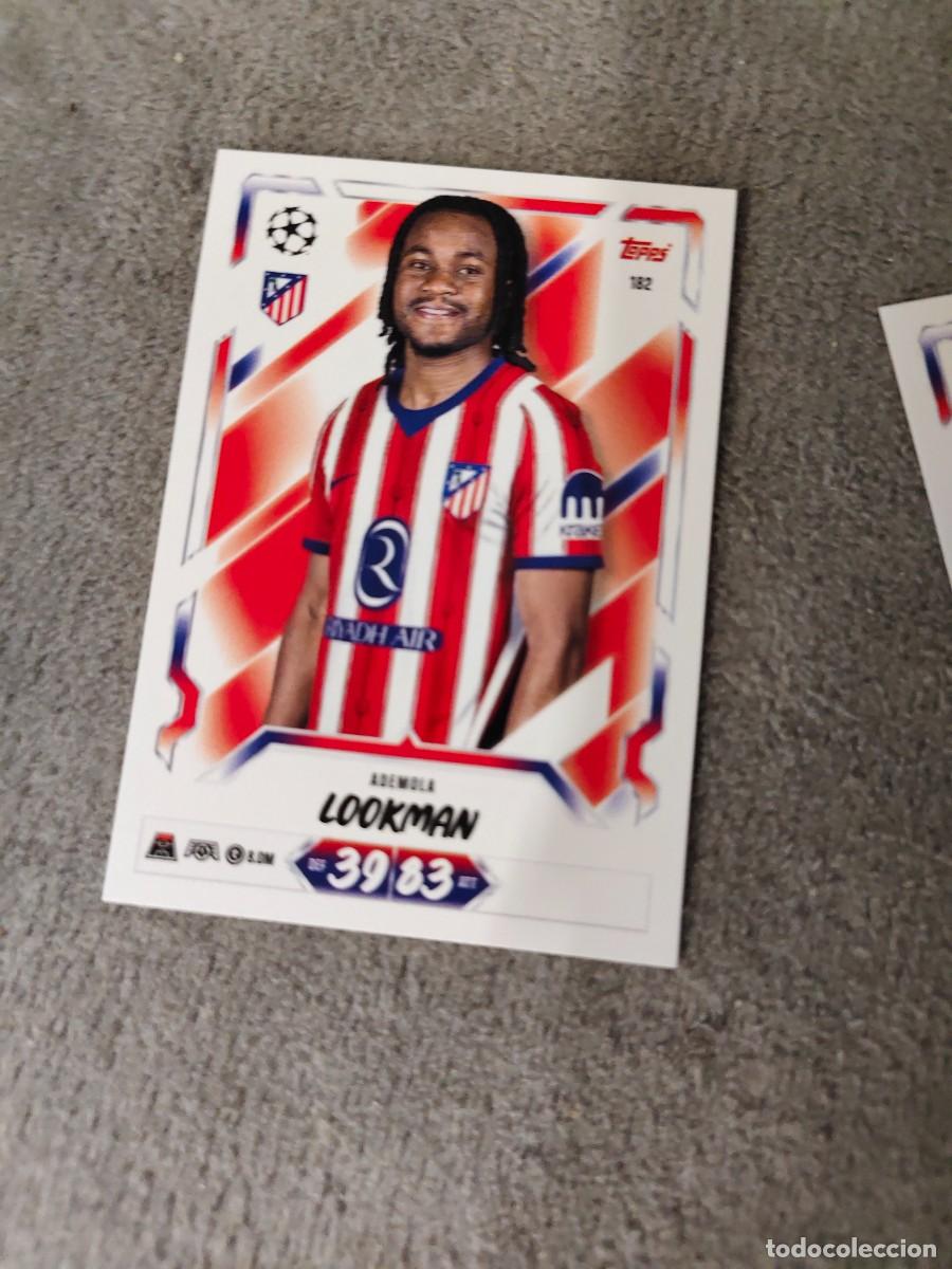 Cromos de f&uacute;tbol: 182 MATCH ATTAX 26/27 ADEMOLA LOOKMAN ATL&Eacute;TICO DE MADRID BASE CARD 2026 2027 TOPPS UCC AAU