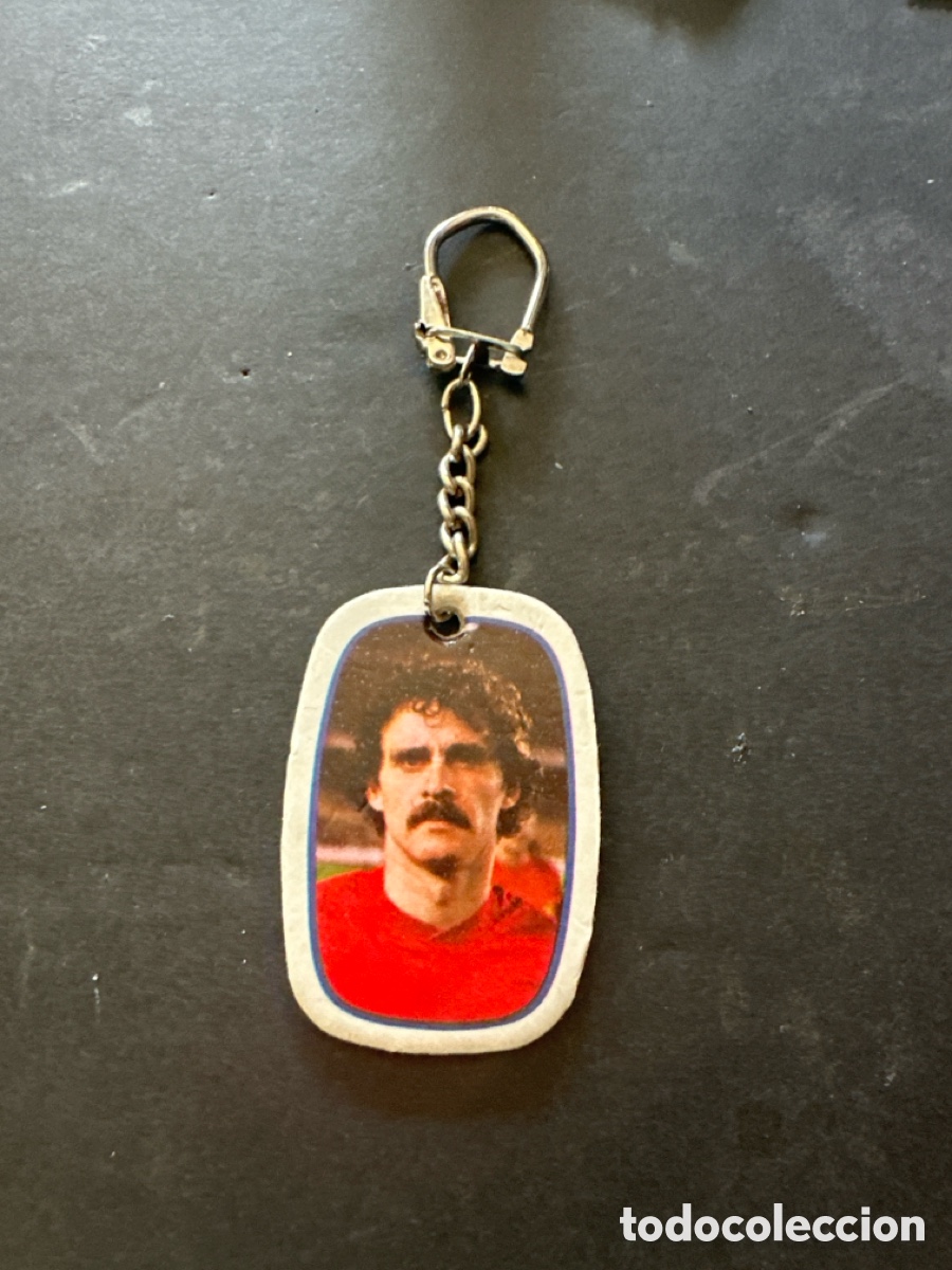 Cromos de f&uacute;tbol: Llavero de Phoskitos Satrustegui a&ntilde;o 1982