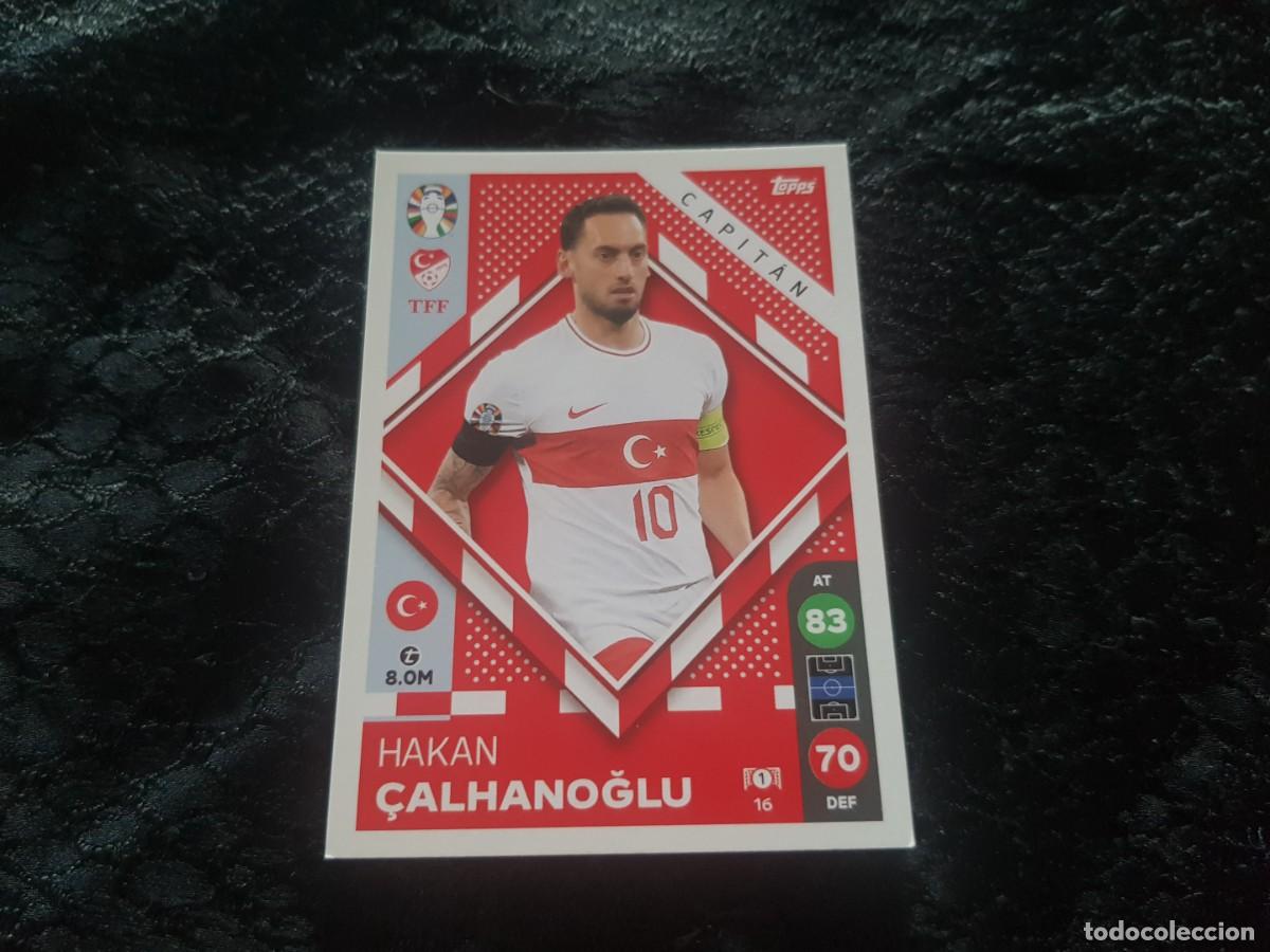 Cromos de Futebol: Topps Euro Eurocopa Alemania Germany 2024 Capit&aacute;n 16 Calhanoglu (Turqu&iacute;a) Lidl