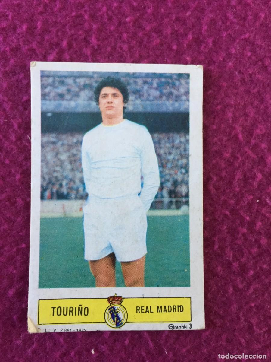 Cromos de f&uacute;tbol: CROMO FUTBOL LIGA ESTE - TOURI&Ntilde;O - REAL MADRID - NUNCA PEGADO SIN PEGAR 73 74 1973 1974
