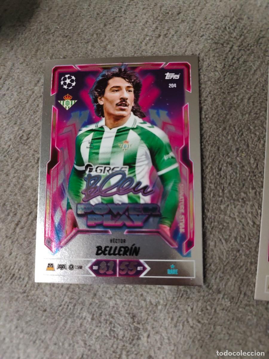 Cromos de f&uacute;tbol: 204 MATCH ATTAX 26/27 BELLER&Iacute;N REAL BETIS POWER PLAY SIGNATURE STYLE 2026 2027 TOPPS UCC AAU
