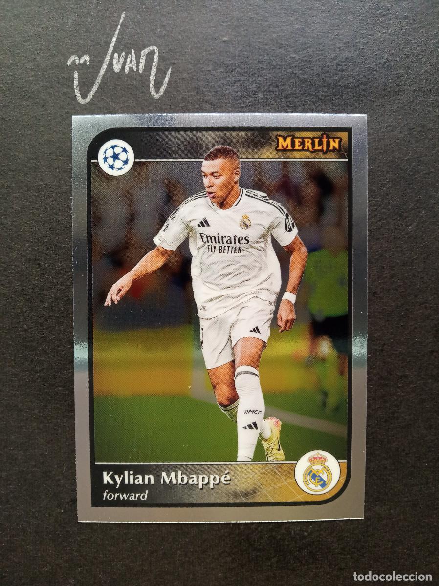 Cromos de f&uacute;tbol: N&ordm; 9 MBAPPE REAL MADRID ⚽ TOPPS &reg; CHROME MERLIN UCC UEFA CLUB COMPETITIONS 2024 2025 24 25 NUEVO