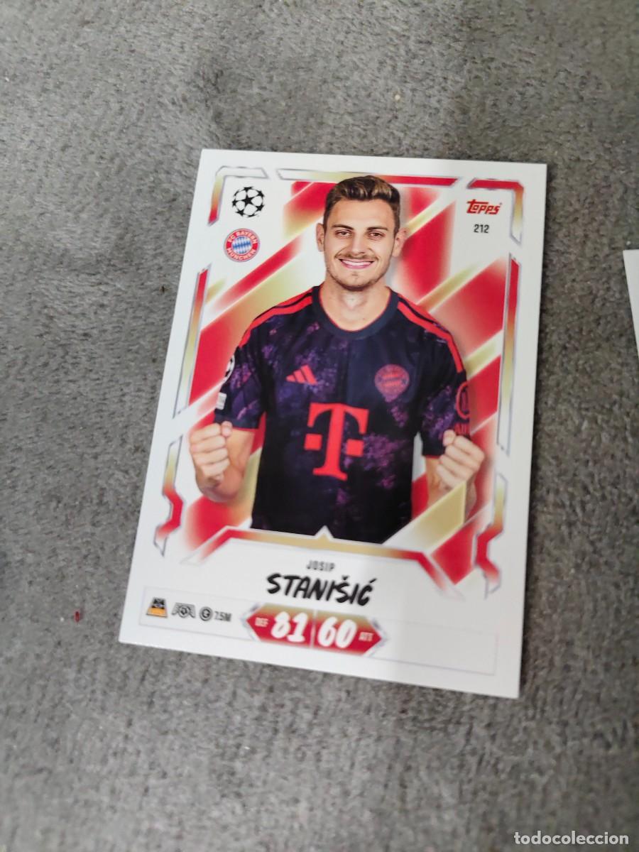 Fu&szlig;ball-Sticker: 212 MATCH ATTAX 26/27 JOSIP STANI&Scaron;IĆ FC BAYERN MUNCHEN MUNICH BASE CARD 2026 2027 TOPPS UCC AAU
