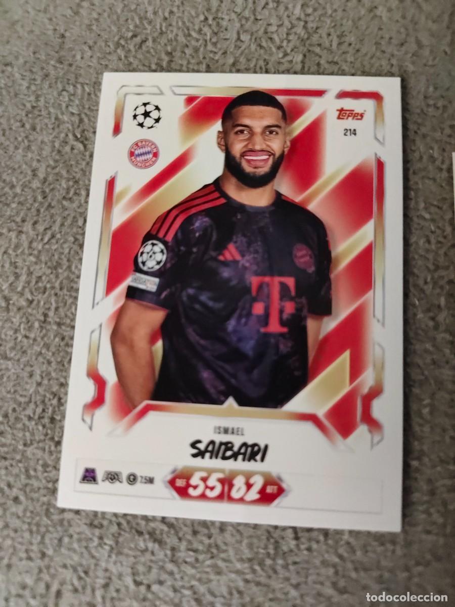 Fu&szlig;ball-Sticker: 214 MATCH ATTAX 26/27 ISMAEL SAIBARI FC BAYERN MUNCHEN MUNICH BASE CARD 2026 2027 TOPPS UCC AAU