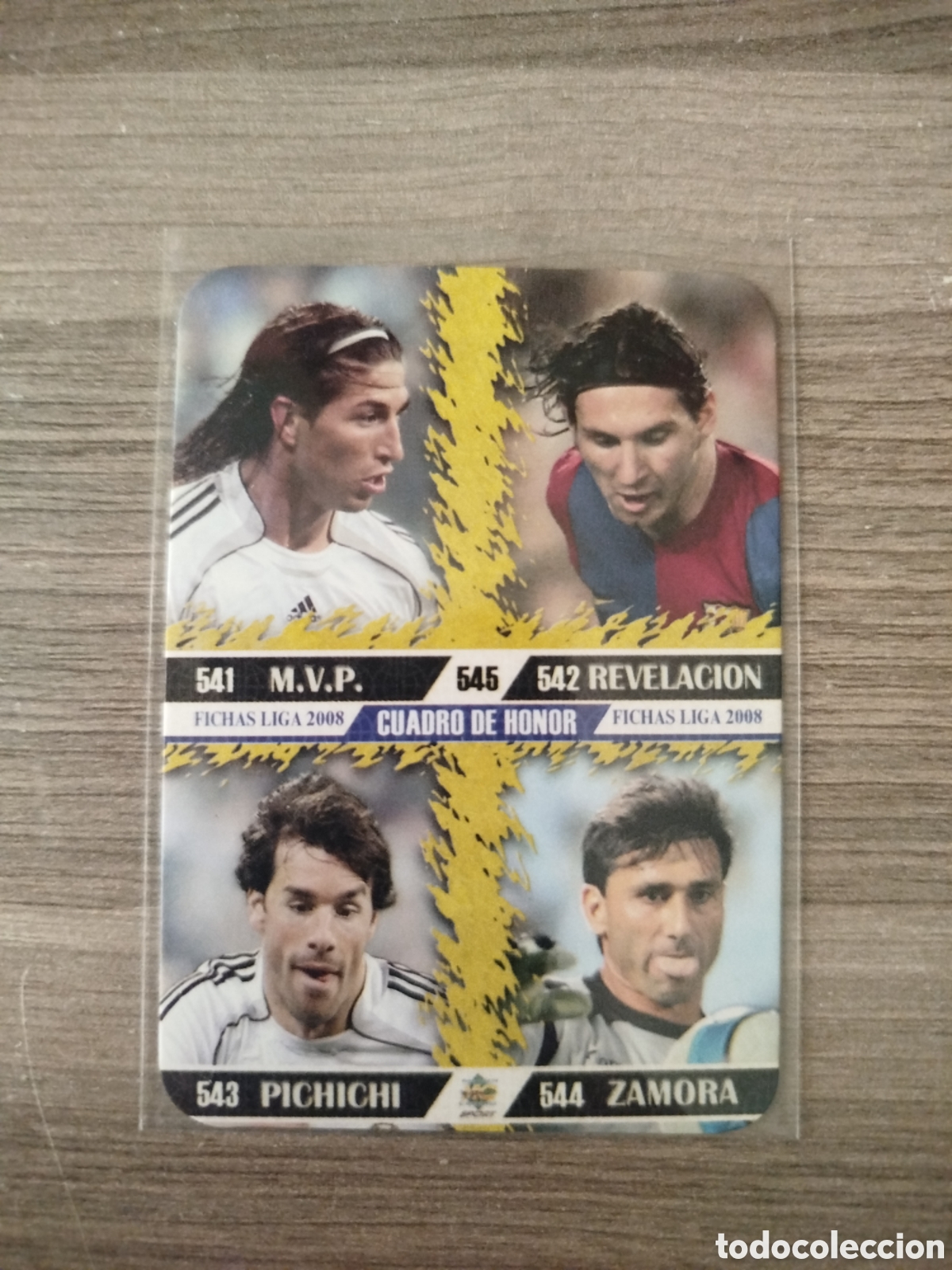 Fu&szlig;ball-Sticker: Mundicromo 2007/08.F.C.BARCELONA.MESSI (CUADRO DE HONOR).