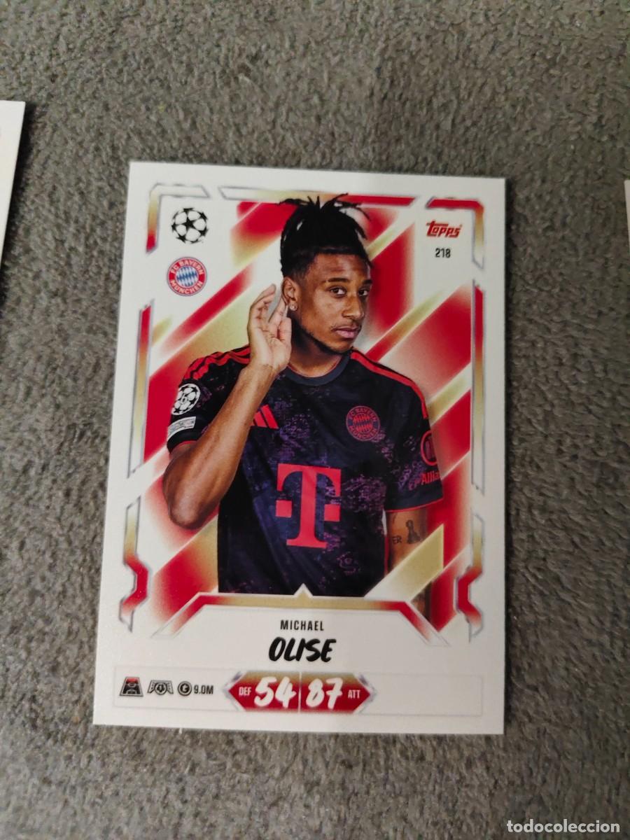Figurine di Calcio: 218 MATCH ATTAX 26/27 MICHAEL OLISE FC BAYERN MUNCHEN MUNICH BASE CARD 2026 2027 TOPPS UCC AAU