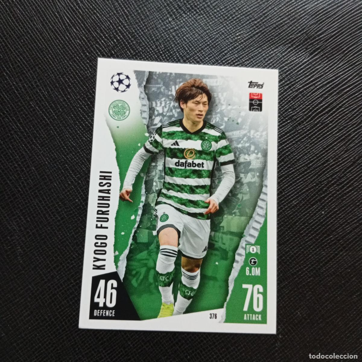 Figurine di Calcio: 376 KYOGO FURUHASHI CELTIC TOPPS MATCH ATTAX 2023 2024 FUTBOL CROMO 23 24 - A217 PG42