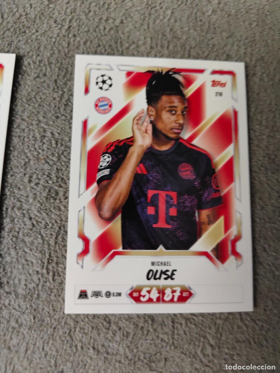 Cartes &agrave; collectionner de Football: 218 MATCH ATTAX 26/27 MICHAEL OLISE FC BAYERN MUNCHEN MUNICH BASE CARD 2026 2027 TOPPS UCC AAU