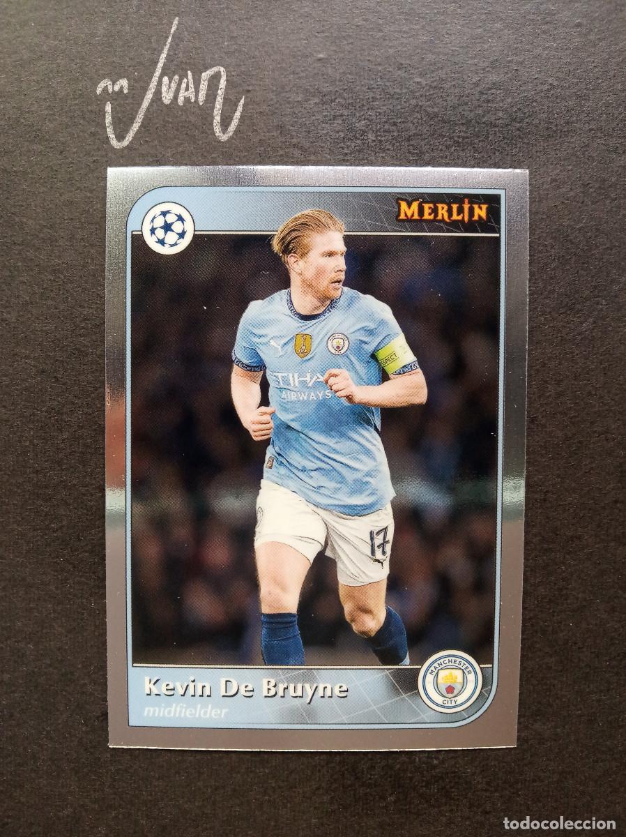 Cromos de f&uacute;tbol: N&ordm; 14 KEVIN DE BRUYNE MANCHESTER CITY ⚽ TOPPS &reg; CHROME MERLIN UCC UEFA 2024 2025 24 25 NUEVO