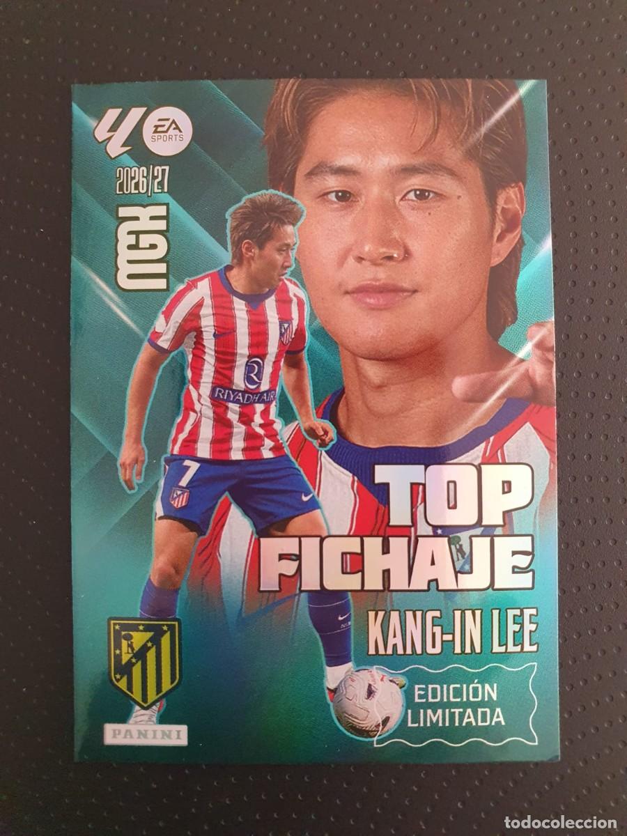 Cromos de f&uacute;tbol: MGK 2026 / 27 KANG-IN LEE TOP FICHAJE EDICION LIMITADA ATLETICO MADRID