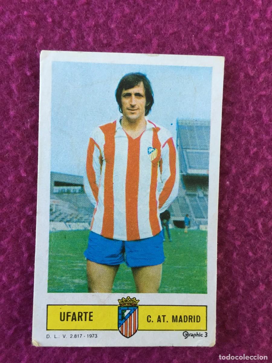Cromos de f&uacute;tbol: UFARTE AT DE MADRID. ESTE 1973-1974 73-74. SIN PEGAR