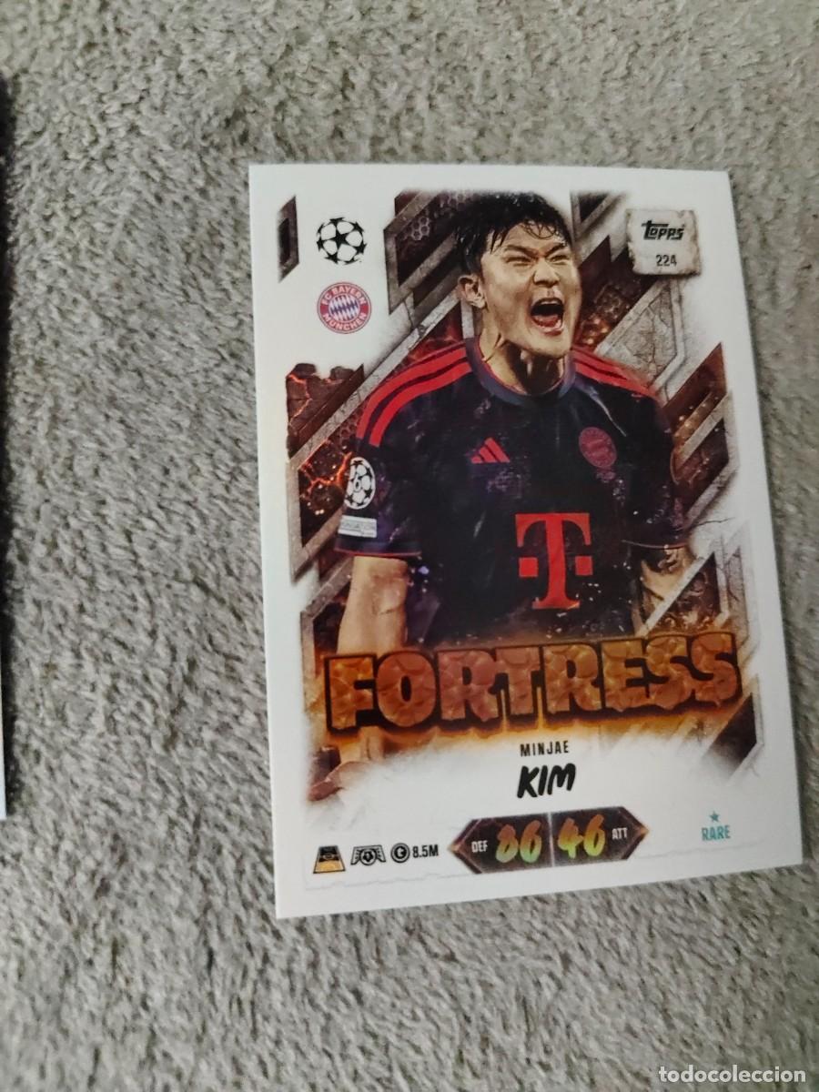 Cromos de f&uacute;tbol: 224 MATCH ATTAX 26/27 MIN-JAE KIM FC BAYERN MUNCHEN MUNICH FORTRESS 2026 2027 TOPPS UCC AAU