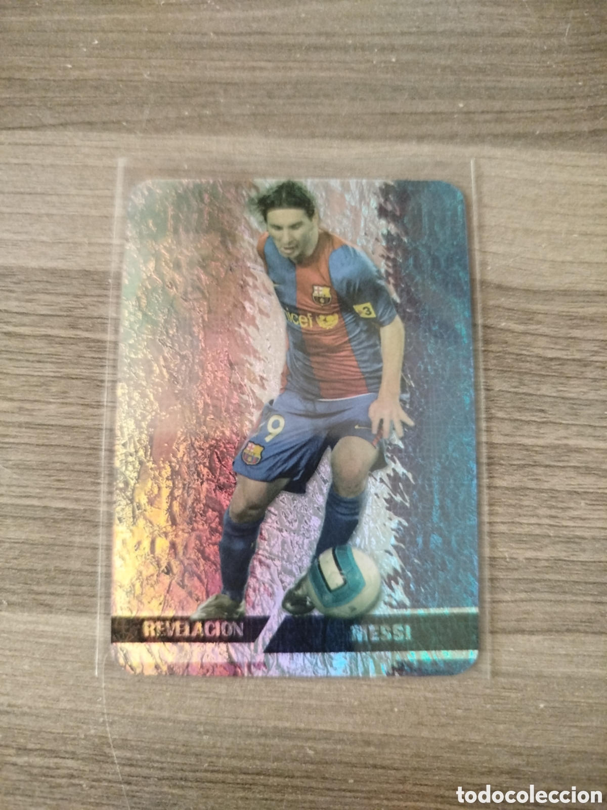 Cromos de f&uacute;tbol: Mundicromo 2007/08.F.C.BARCELONA.MESSI (REVELACI&Oacute;N 2007).