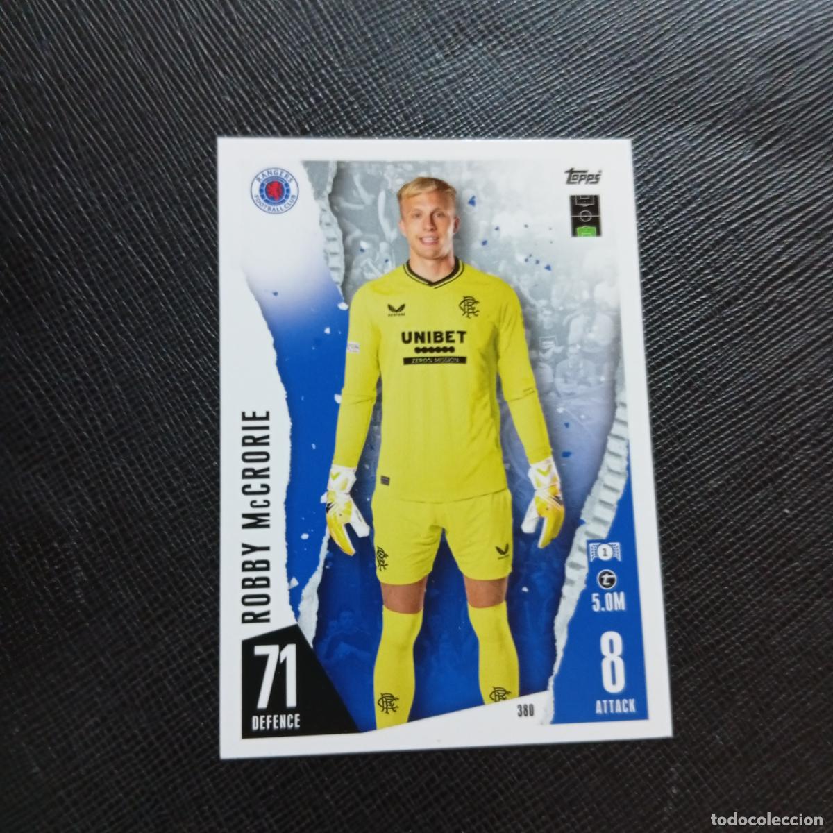 Cromos de f&uacute;tbol: 380 McCORIE RANGERS TOPPS MATCH ATTAX 2023 2024 FUTBOL CROMO 23 24 - A217 PG42