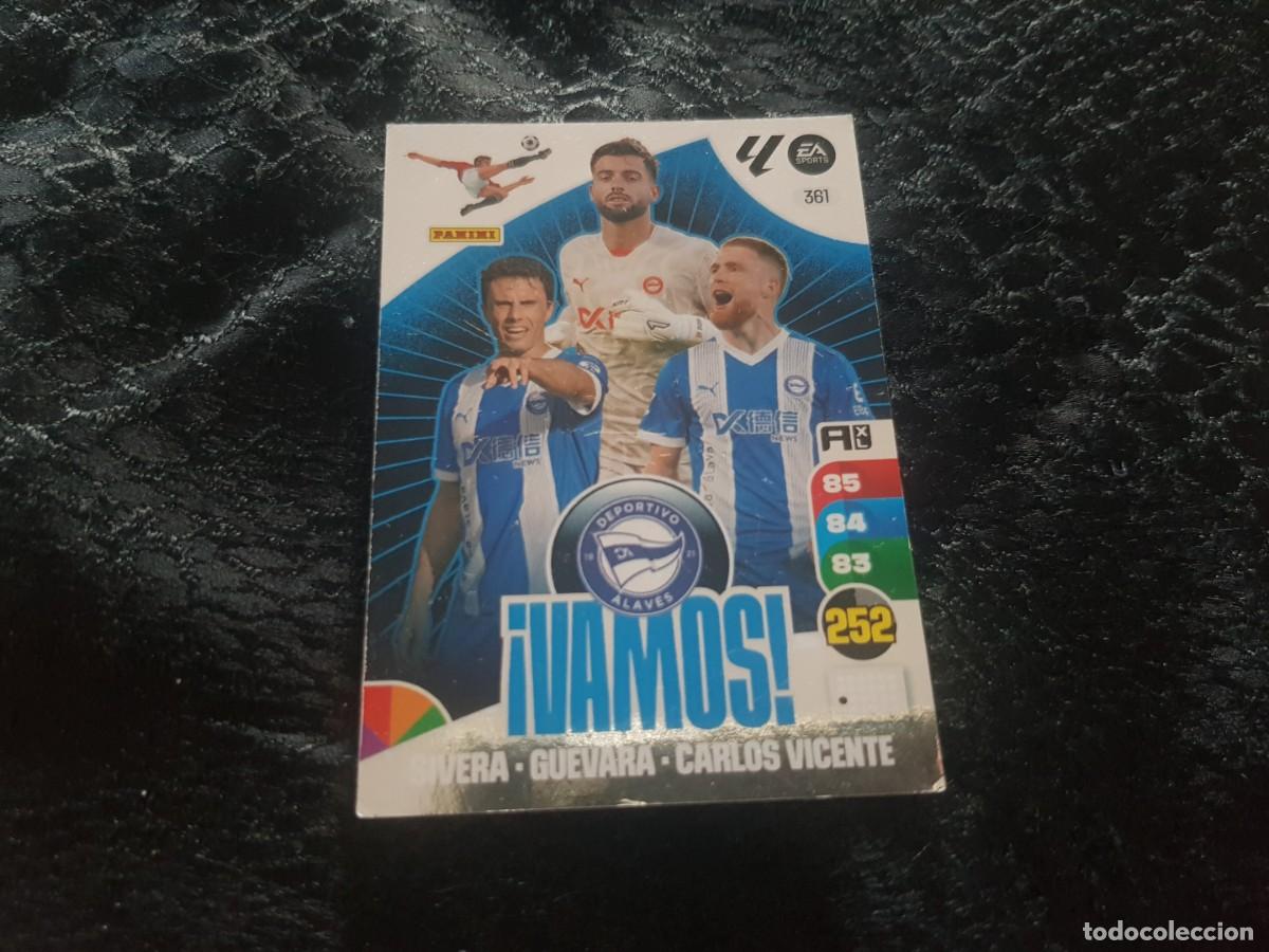 Cromos de f&uacute;tbol: Adrenalyn XL 2024/2025 24/25 &iexcl;Vamos! Sivera Guevara Carlos Vicente 361 (Alaves)