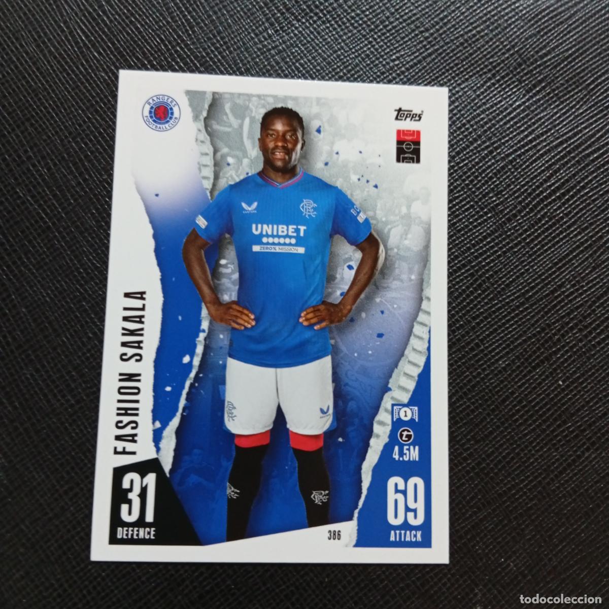Cromos de f&uacute;tbol: 386 FASHION SKALA RANGERS TOPPS MATCH ATTAX 2023 2024 FUTBOL CROMO 23 24 - A217 PG43