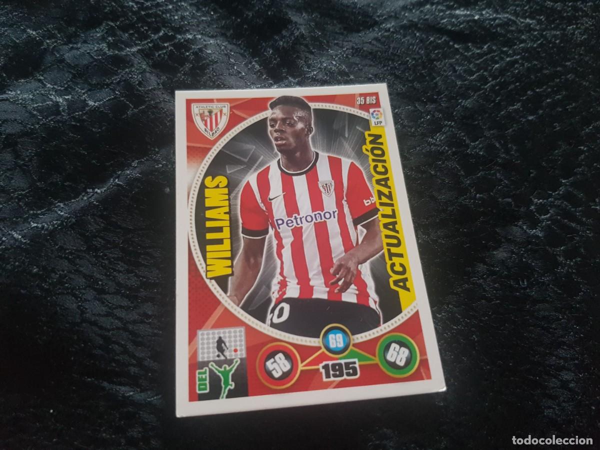 Cromos de f&uacute;tbol: Cromo Actualizaci&oacute;n 35 bis Williams (Athletic Bilbao) Adrenalyn 2014/2015 14/15