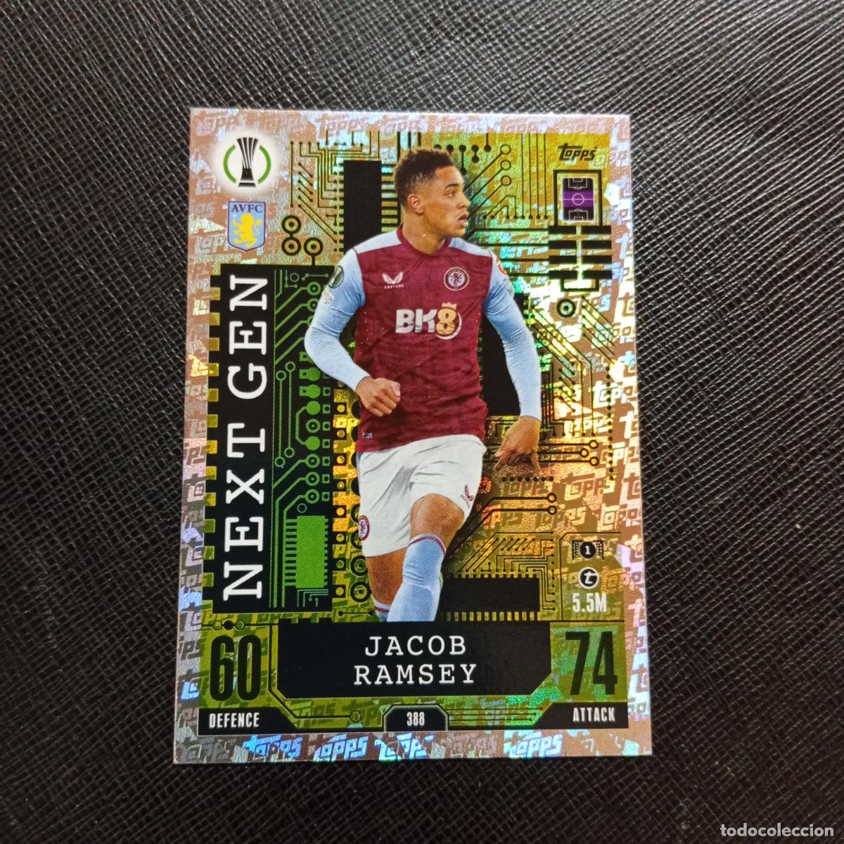 Cromos de f&uacute;tbol: 388 RAMSEY ASTON VILLA TOPPS MATCH ATTAX 2023 2024 FUTBOL CROMO 23 24 - A217 PG43 NEXT GEN