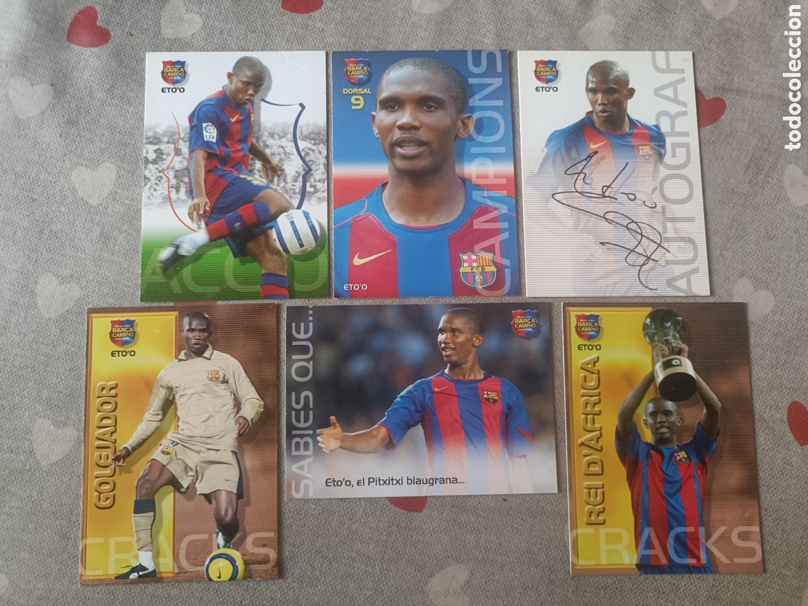 Figurine di Calcio: Megacracks 04 05 Bar&ccedil;a Campi&oacute; Samuel Eto'o
