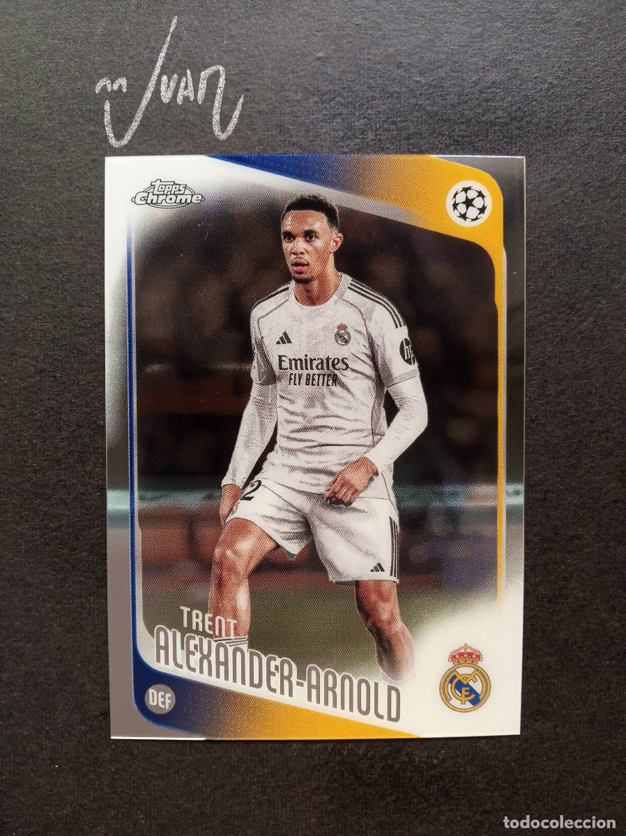 Cartes &agrave; collectionner de Football: 141 TRENT ALEXANDER ARNOLD REAL MADRID ⚽ TOPPS &reg; CHROME UCC UEFA CLUB COMPETITIONS 2025 2026 25 26