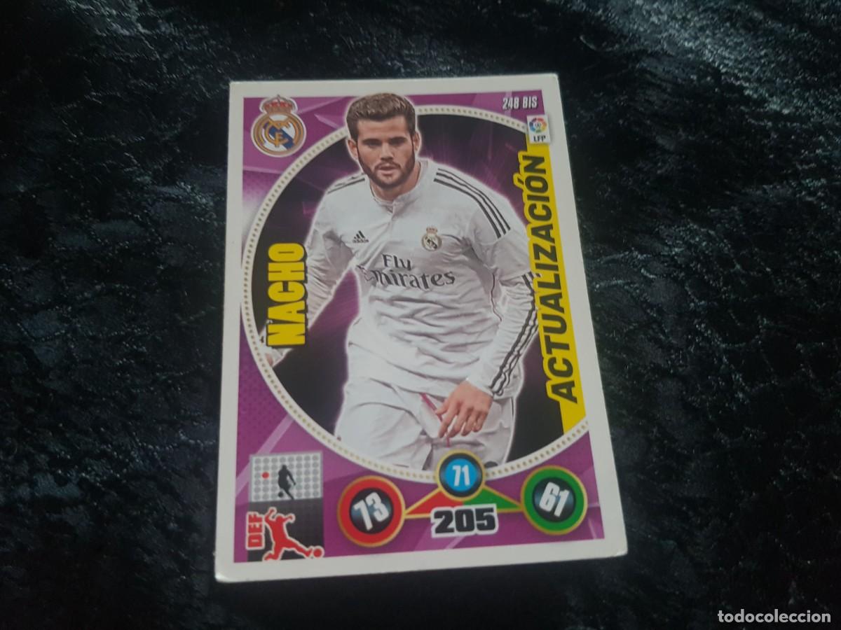 Cromos de f&uacute;tbol: Cromo Actualizaci&oacute;n 248 bis Nacho (Real Madrid) Adrenalyn 2014/2015 14/15