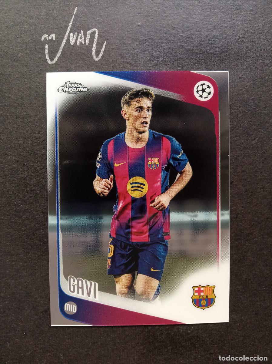 Cromos de f&uacute;tbol: N&ordm; 132 GAVI FC BARCELONA ESPA&Ntilde;A ⚽ TOPPS &reg; CHROME UCC UEFA CLUB COMPETITIONS 2025 2026 25 26