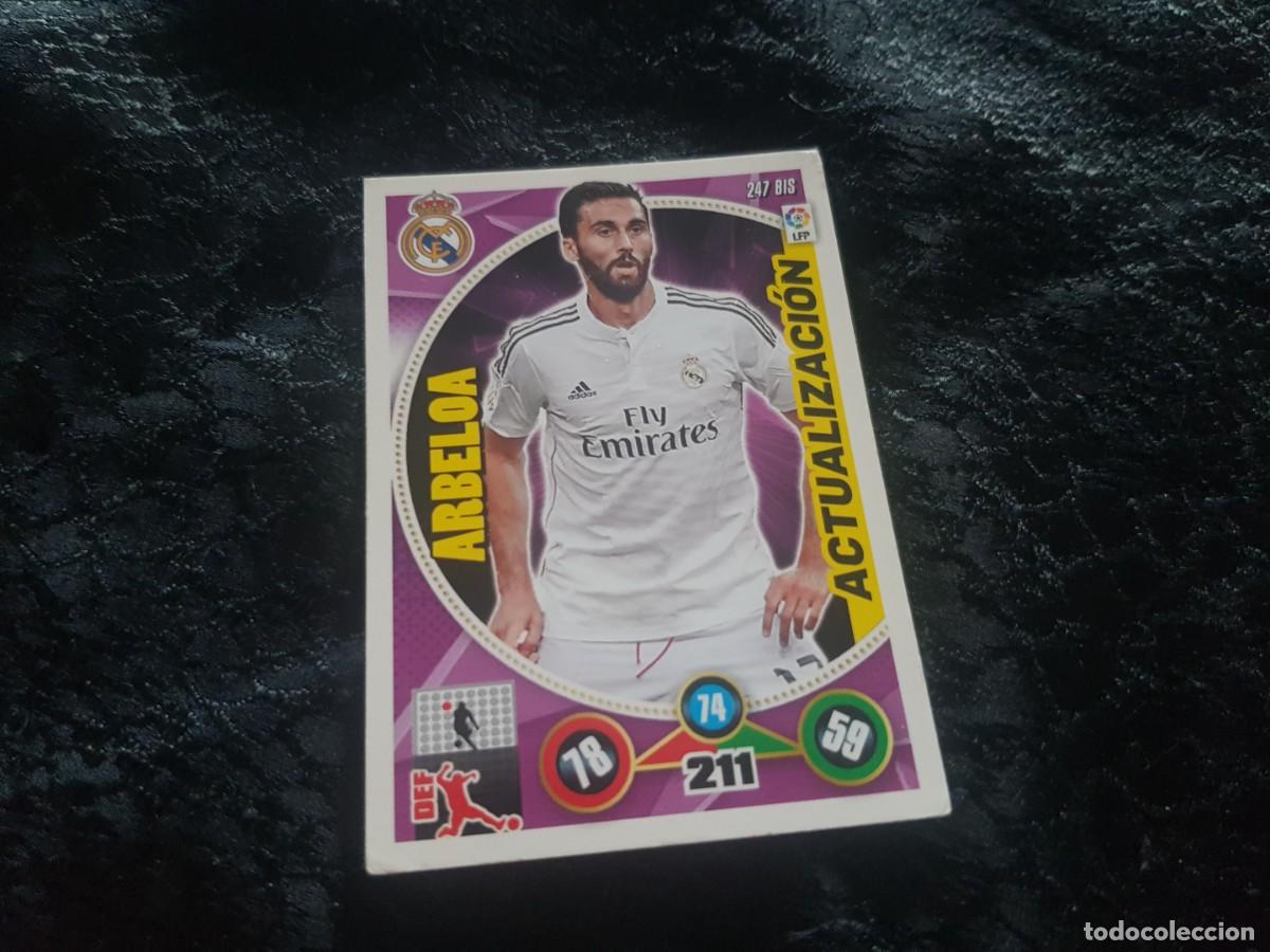 Cromos de f&uacute;tbol: Cromo Actualizaci&oacute;n 247 bis Arbeloa (Real Madrid) Adrenalyn 2014/2015 14/15