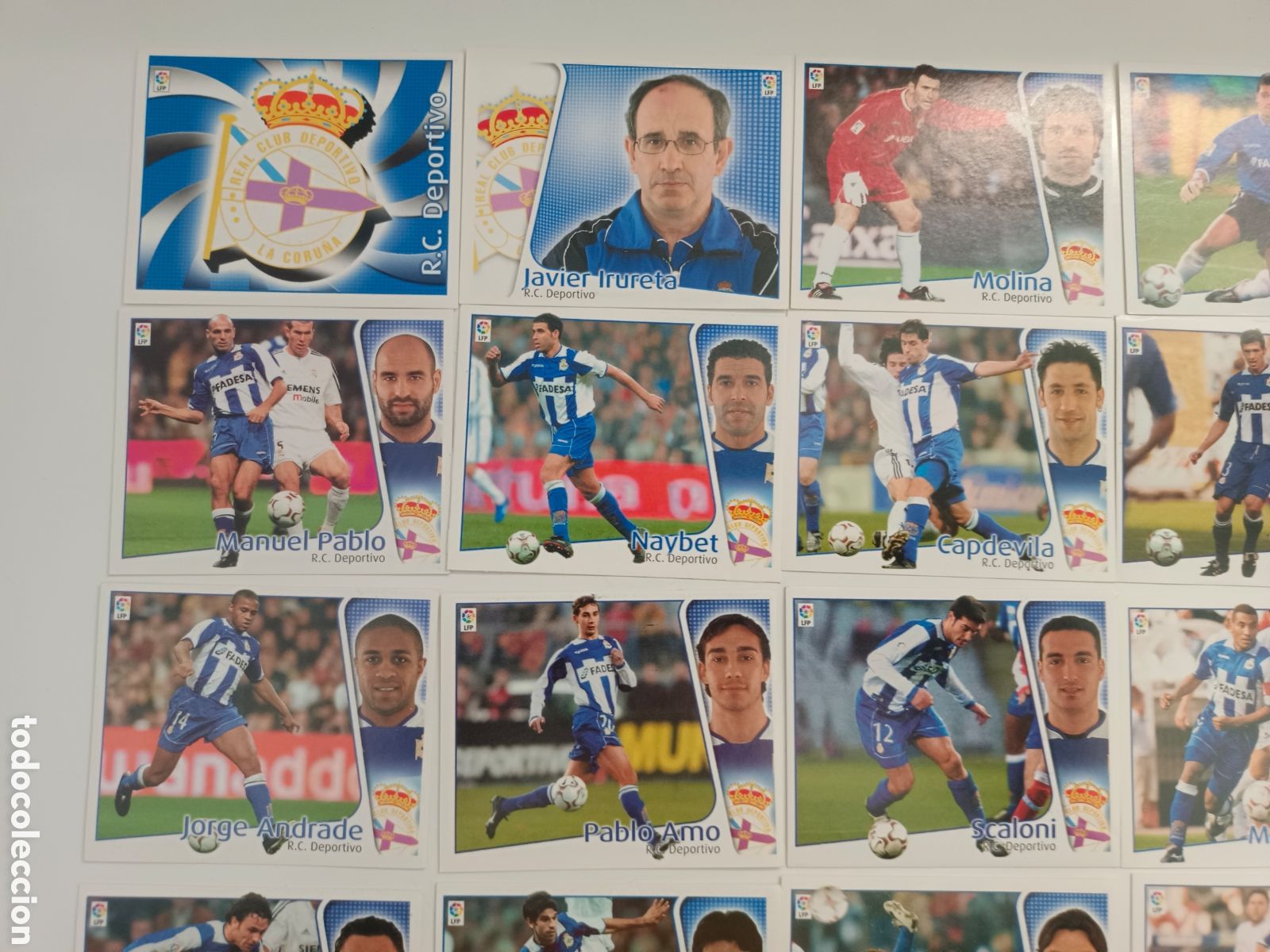 Cromos de f&uacute;tbol: ESTE 2004-2005 23 CROMOS DEPORTIVO DE LA CORU&Ntilde;A.EXCELENTE ESTADO SIN PEGAR