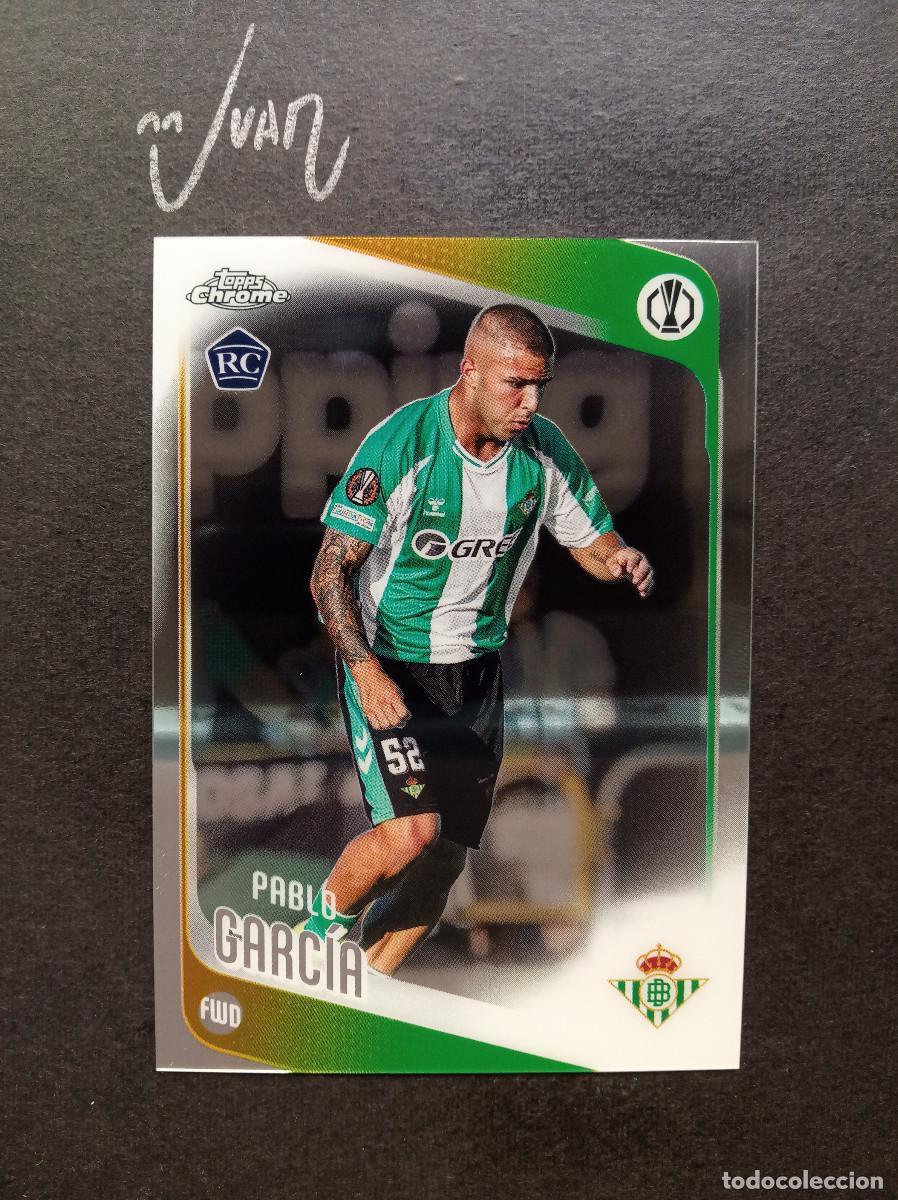 Cartes &agrave; collectionner de Football: N&ordm; 174 ROOKIE PABLO GARCIA BETIS RACING SANTANDER 2026 2027⚽ TOPPS &reg; CHROME UCC UEFA 2025 2026 25 26