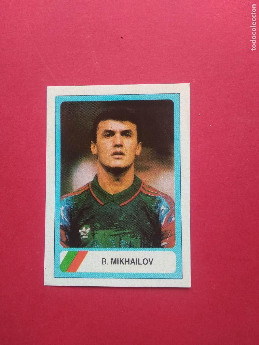 Cromos de f&uacute;tbol: EDICIONES ESTADIO MUNDIAL DE FUTBOL USA 94 1994 CROMO NUNCA PEGADO BULGARIA N&ordm; 107 MIKHAILOV