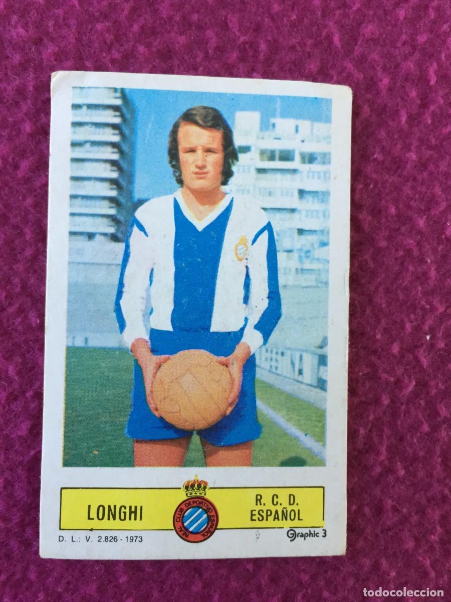 Cromos de f&uacute;tbol: CROMO DE LONGHI - RCD ESPA&Ntilde;OL. ESTE 1973-1974 73-74. SIN PEGAR - NUNCA PEGADO