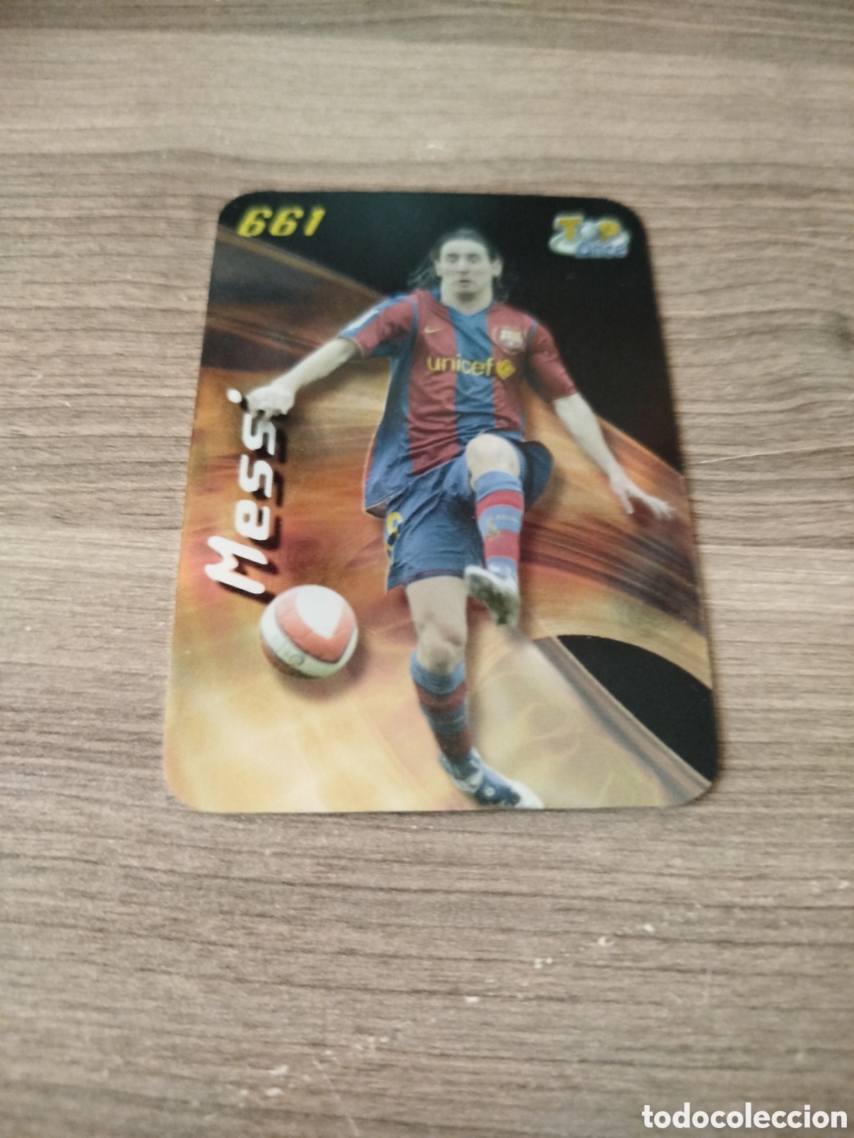 Cromos de f&uacute;tbol: Mundicromo 2007/08.F.C.BARCELONA.MESSI (TOP ONCE).