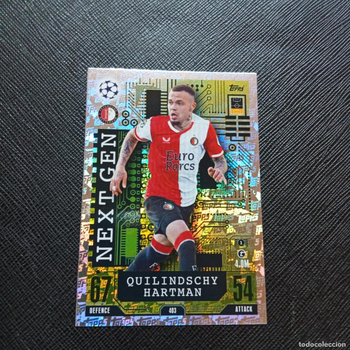 Cromos de f&uacute;tbol: 403 HARTAMAN FEYENOORD TOPPS MATCH ATTAX 2023 2024 FUTBOL CROMO 23 24 - A217 PG45 NEXT GEN