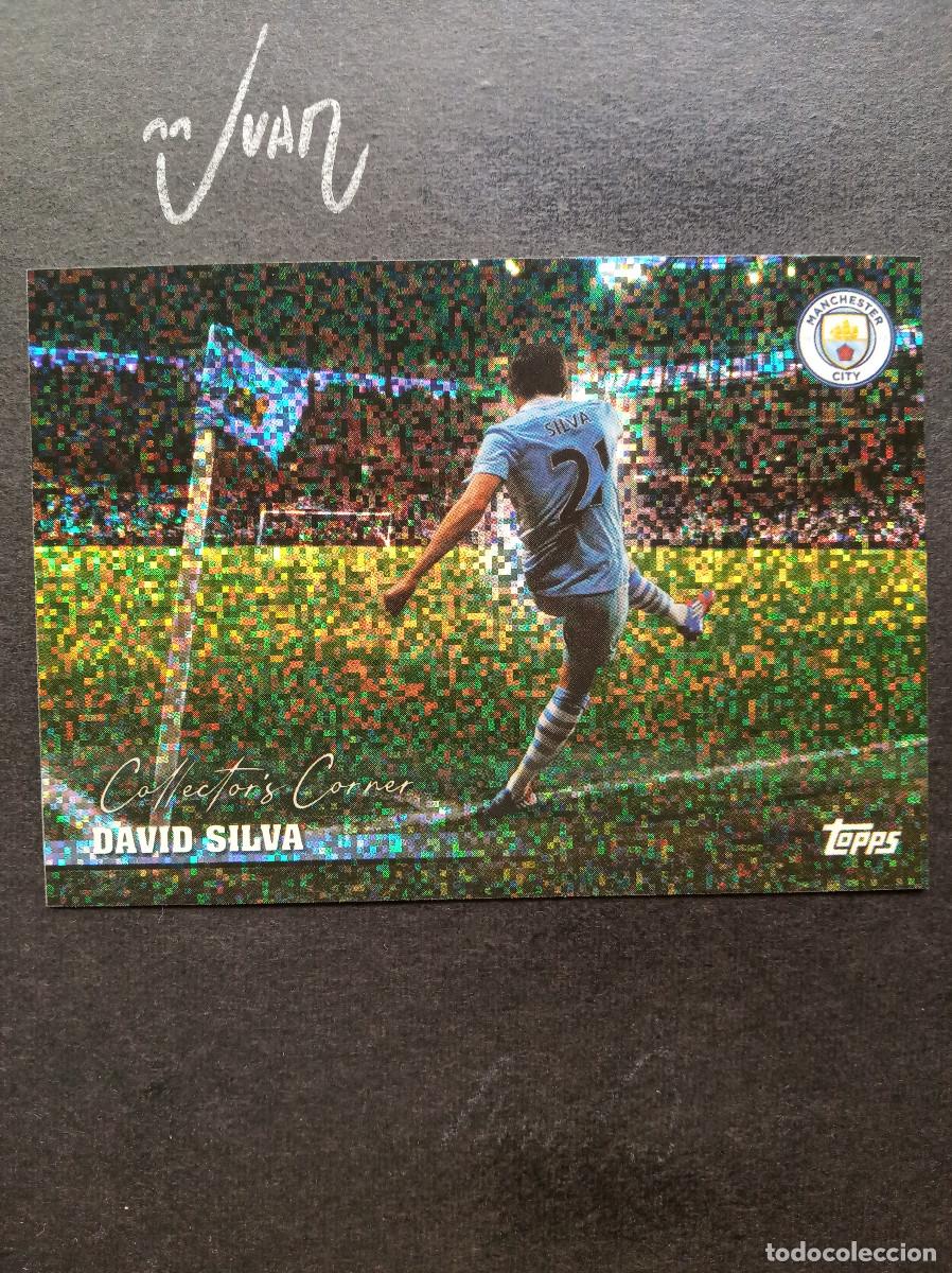 Cromos de f&uacute;tbol: 37 STATIC COLLECTOR'S CORNER DAVID SILVA MANCHESTER CITY ⚽ TOPPS &reg; TEAM SET CITYZENS 2025 2026 25 26