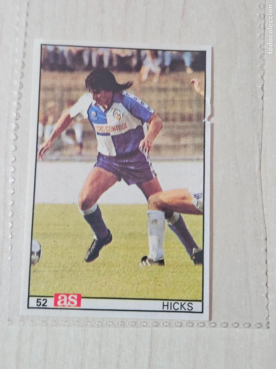 Cromos de f&uacute;tbol: 52 HICKS SABADELL AS 1986 1987 CROMO FUTBOL LIGA 86 87 - CROMO RECUPERADO