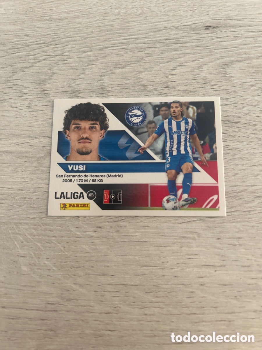 Cromos de f&uacute;tbol: Yusi 9 Alav&eacute;s Liga Este 2026/27 26-27 Panini