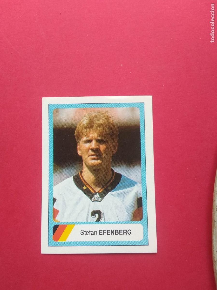 Cromos de f&uacute;tbol: EDICIONES ESTADIO MUNDIAL DE FUTBOL USA 94 1994 CROMO NUNCA PEGADO N&ordm; 19 EFENBERG