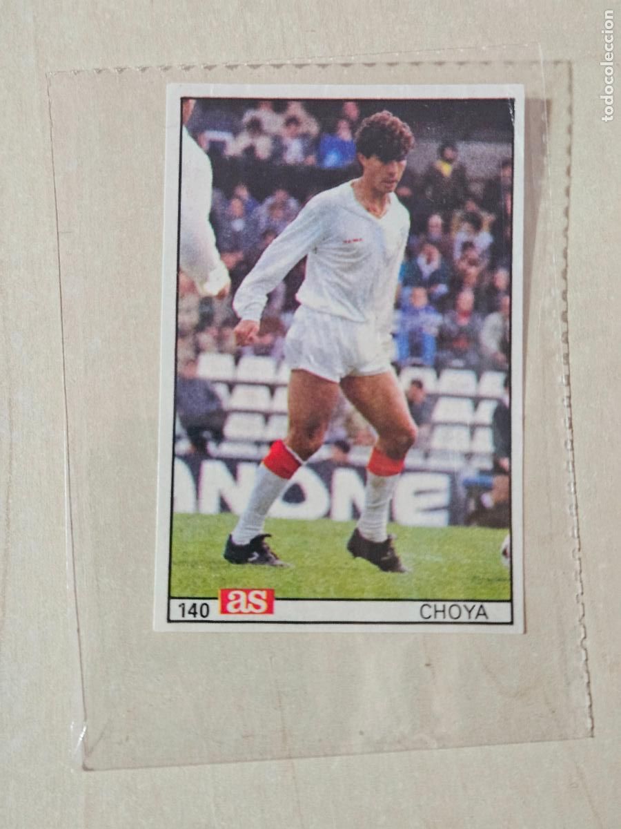 Cromos de Futebol: 140 CHOYA - SEVILLA - AS 1986 1987 CROMO FUTBOL LIGA 86 87 - CROMO RECUPERADO