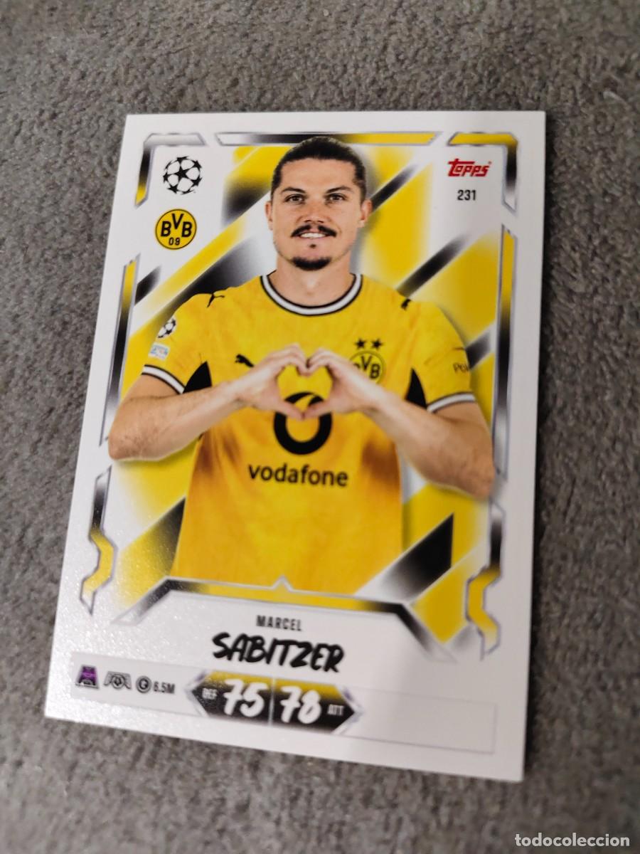 Cromos de Futebol: 231 MATCH ATTAX 26/27 MARCEL SABITZER BORUSSIA DORTMUND BASE CARD 2026 2027 TOPPS UCC AAU