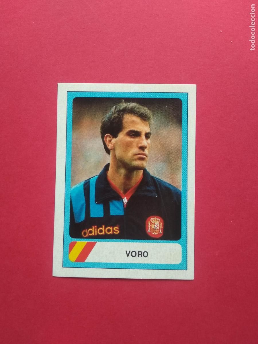 Cromos de Futebol: EDICIONES ESTADIO MUNDIAL FUTBOL USA 94 1994 CROMO NUNCA PEGADO ESPA&Ntilde;A N&ordm; 171 VORO