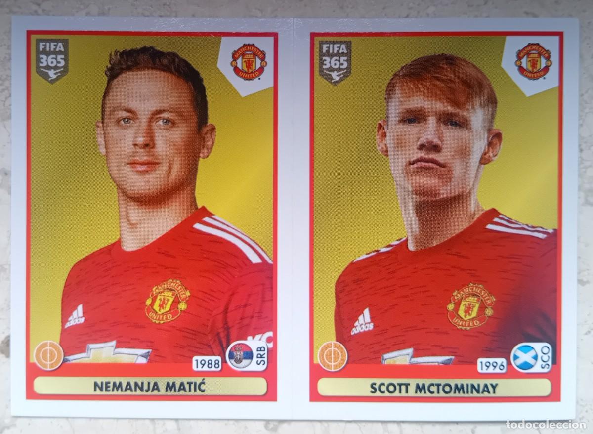 Fu&szlig;ball-Sticker: Figurina Panini 2020-21 Cromo Fifa 365 2021 Matic McTominay Manchester United n 66