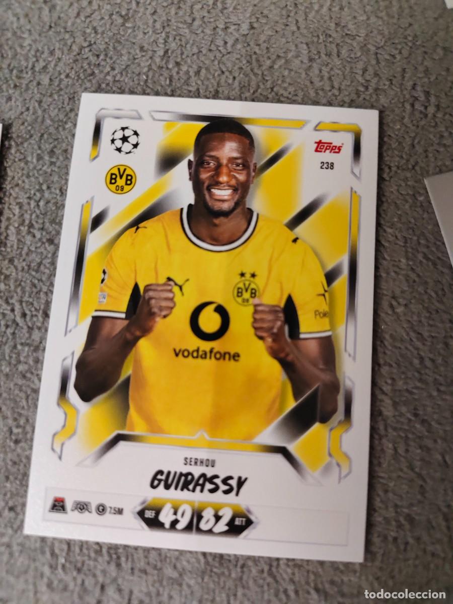 Football Stickers: 238 MATCH ATTAX 26/27 SERHOU GUIRASSY BORUSSIA DORTMUND BASE CARD 2026 2027 TOPPS UCC AAU