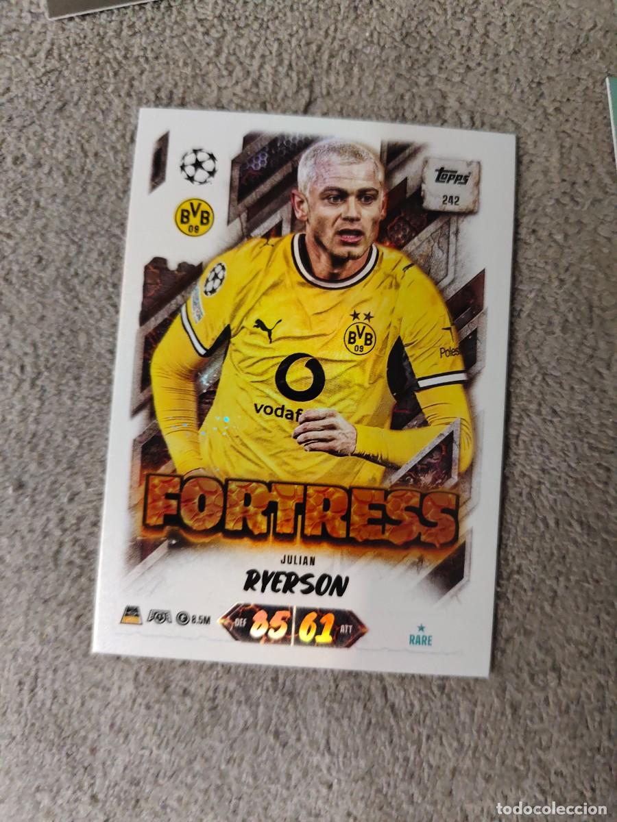 Cromos de f&uacute;tbol: 242 MATCH ATTAX 26/27 JULIAN RYERSON BORUSSIA DORTMUND FORTRESS 2026 2027 TOPPS UCC AAU