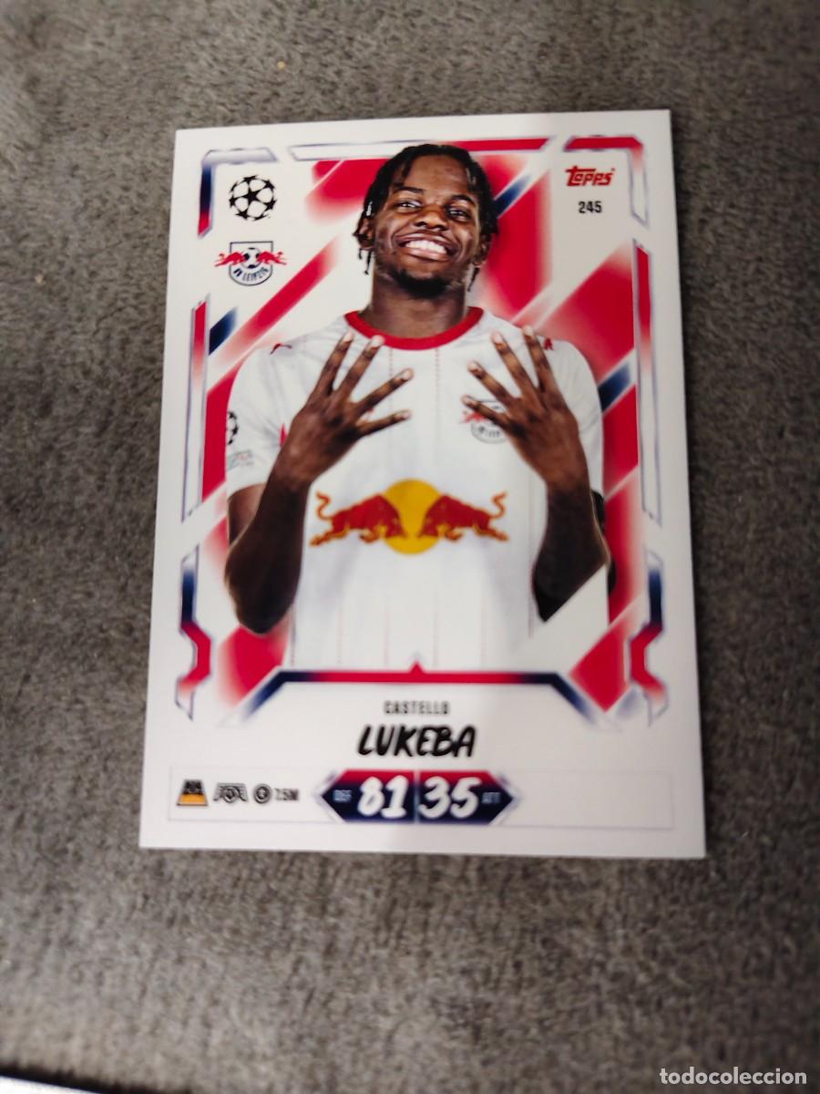 Cromos de f&uacute;tbol: 245 MATCH ATTAX 26/27 CASTELLO LUKEBA RB LEIPZIG BASE CARD 2026 2027 TOPPS UCC AAU