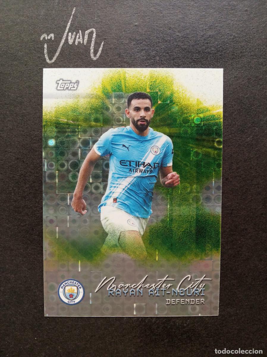 Cromos de f&uacute;tbol: N&ordm; 31 PITCH PURSUITS HALO RAYAN AIT-NOURY MANCHESTER CITY ⚽ TOPPS &reg; TEAM SET 2025 2026 25 26