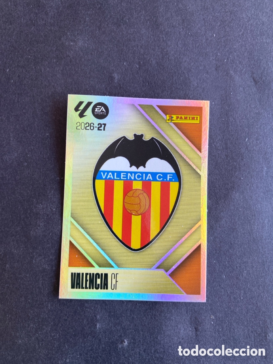 Cromos de f&uacute;tbol: Cromo liga 26/27 Valencia N* 1